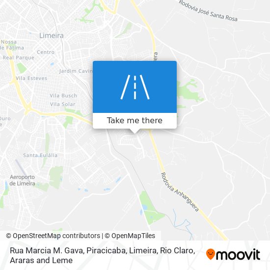 Rua Marcia M. Gava map