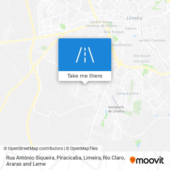 Rua Antônio Siqueira map