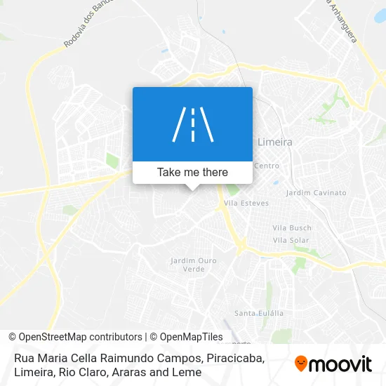 Rua Maria Cella Raimundo Campos map