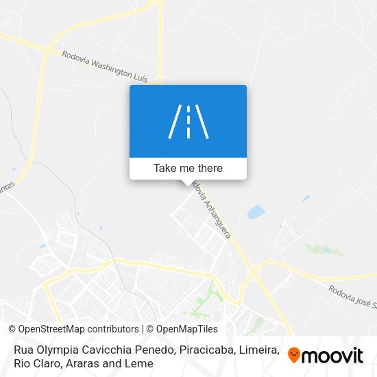 Rua Olympia Cavicchia Penedo map