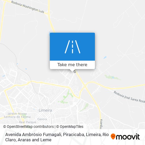 Mapa Avenida Ambrósio Fumagali