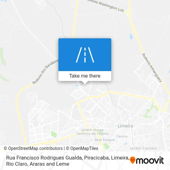 Rua Francisco Rodrigues Gualda map