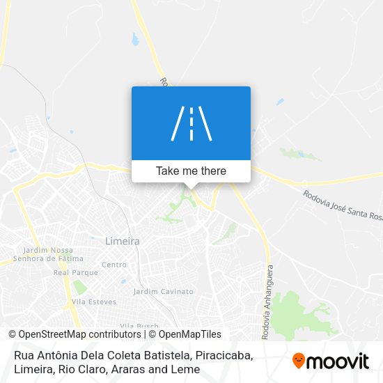 Rua Antônia Dela Coleta Batistela map