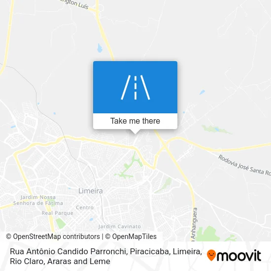 Rua Antônio Candido Parronchi map