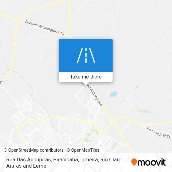 Rua Das Aucupiras map
