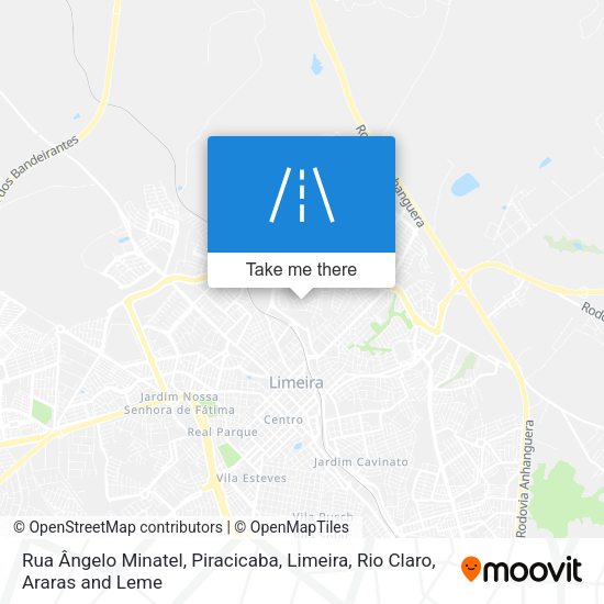Rua Ângelo Minatel map