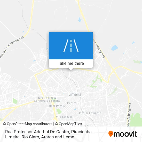 Rua Professor Aderbal De Castro map