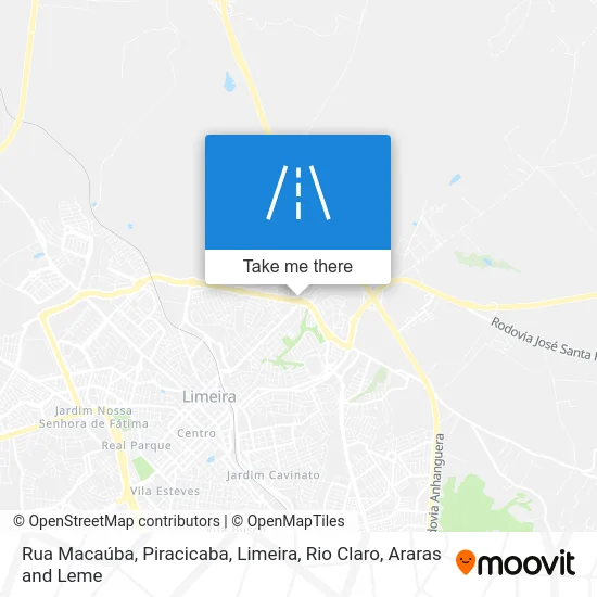 Rua Macaúba map