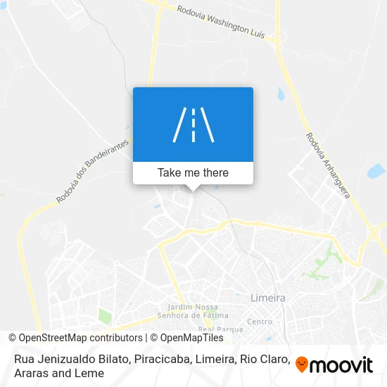 Rua Jenizualdo Bilato map