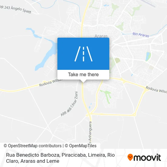 Rua Benedicto Barboza map