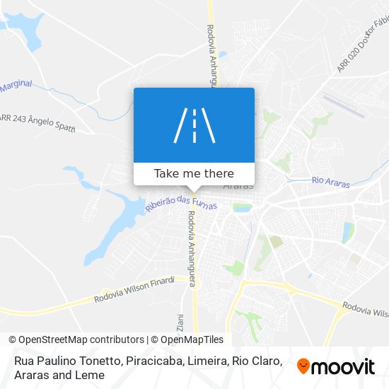 Rua Paulino Tonetto map