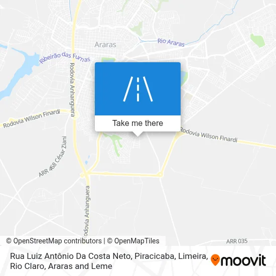 Rua Luiz Antônio Da Costa Neto map