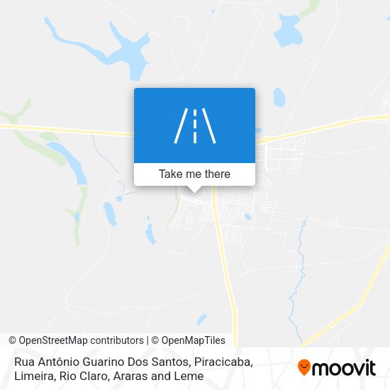 Rua Antônio Guarino Dos Santos map