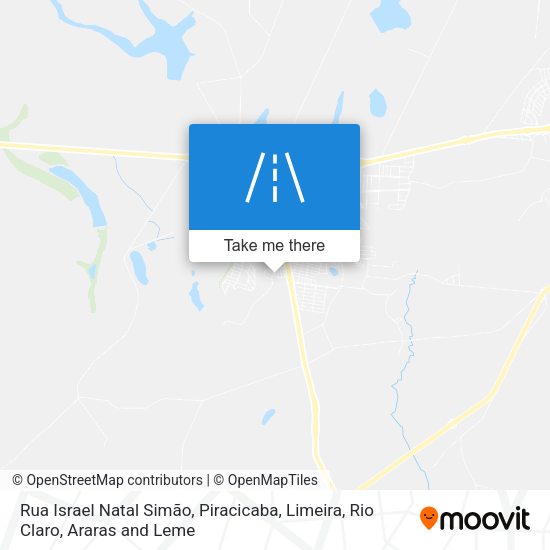 Rua Israel Natal Simão map