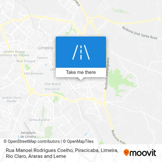 Rua Manoel Rodrigues Coelho map
