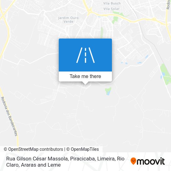 Rua Gilson César Massola map