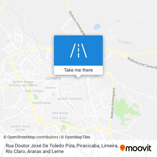 Rua Doutor José De Toledo Piza map