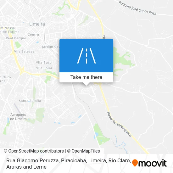 Rua Giacomo Peruzza map