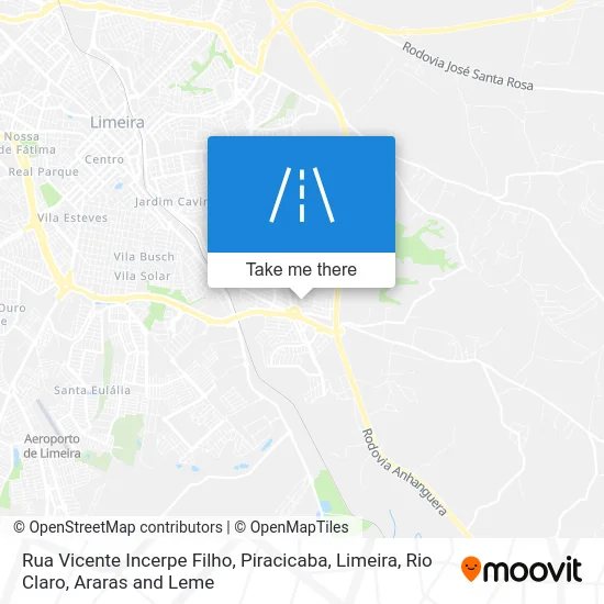 Rua Vicente Incerpe Filho map