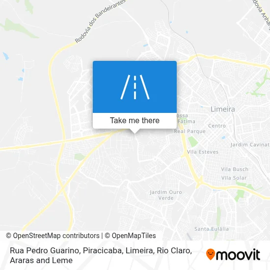Rua Pedro Guarino map