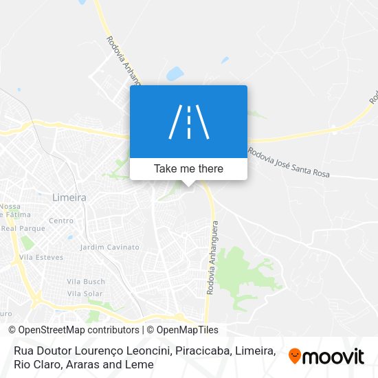 Rua Doutor Lourenço Leoncini map