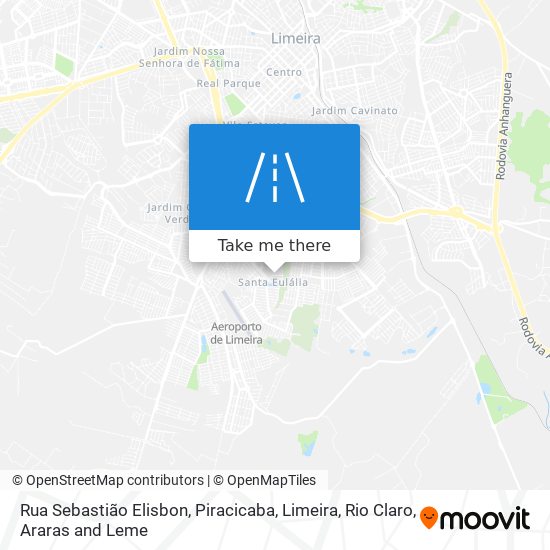 Mapa Rua Sebastião Elisbon
