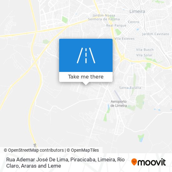 Mapa Rua Ademar José De Lima