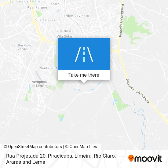Rua Projetada 20 map