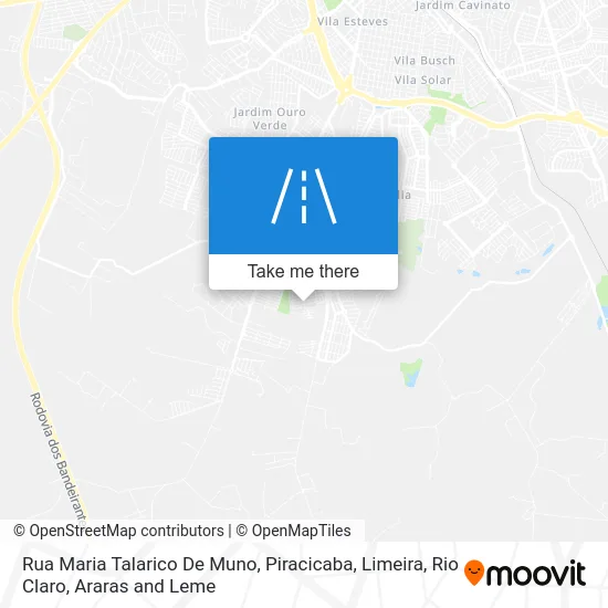 Rua Maria Talarico De Muno map