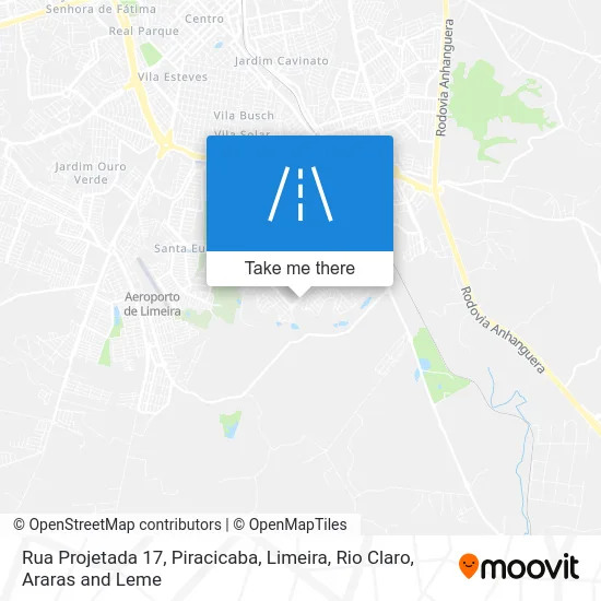 Rua Projetada 17 map