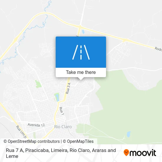 Rua 7 A map