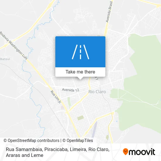 Rua Samambaia map