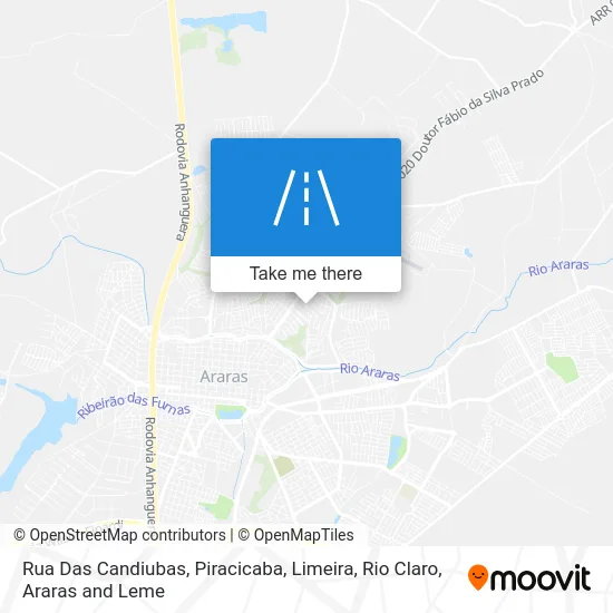Rua Das Candiubas map