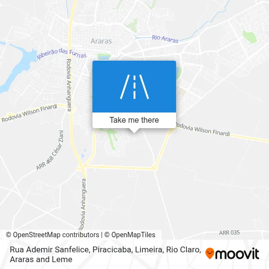 Rua Ademir Sanfelice map