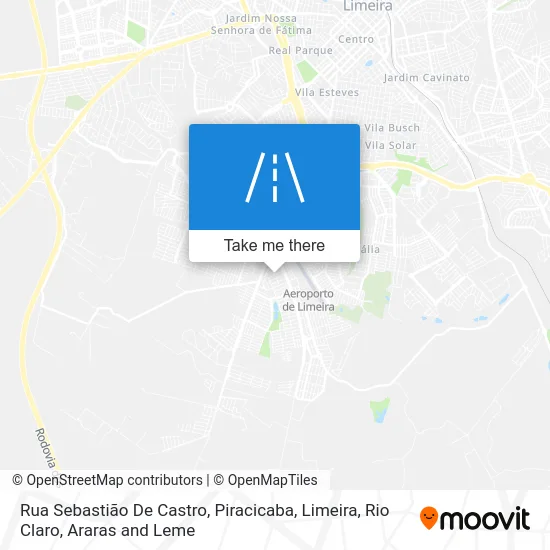 Rua Sebastião De Castro map