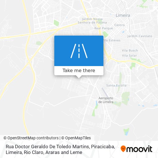 Rua Doctor Geraldo De Toledo Martins map