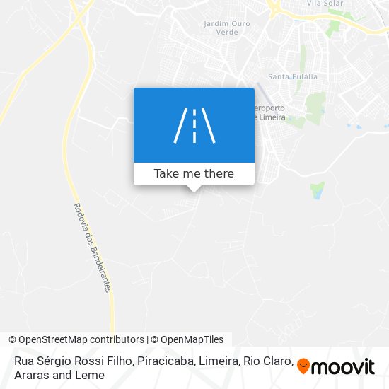 Mapa Rua Sérgio Rossi Filho