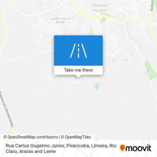 Rua Carlos Gugelmo Junior map
