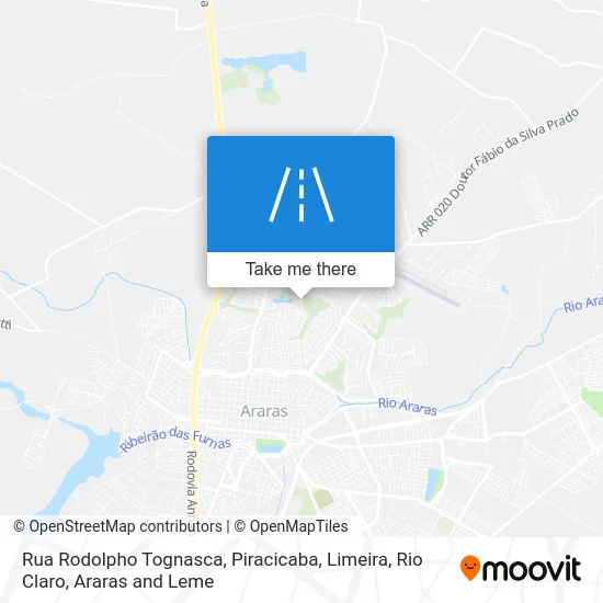 Rua Rodolpho Tognasca map