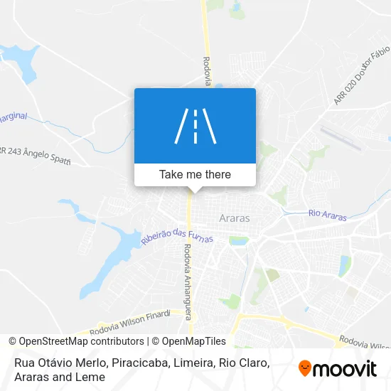Rua Otávio Merlo map