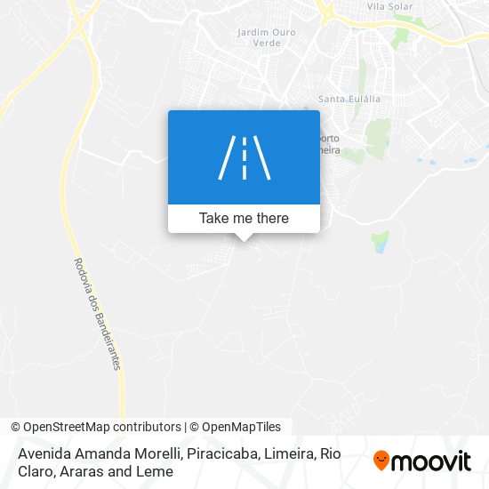 Mapa Avenida Amanda Morelli