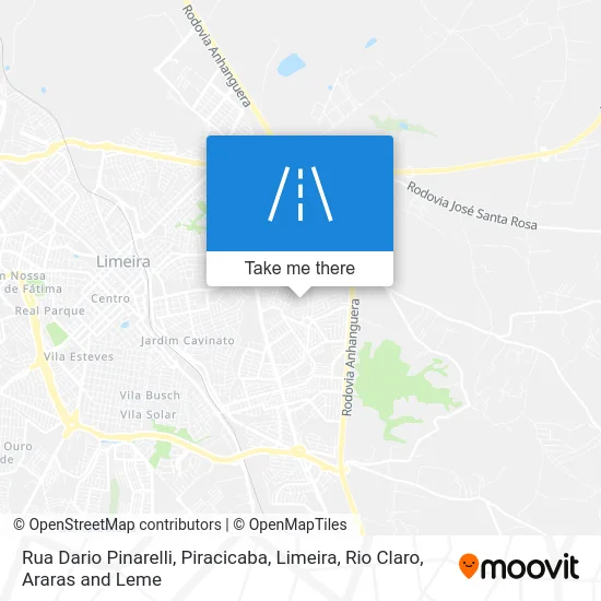Rua Dario Pinarelli map
