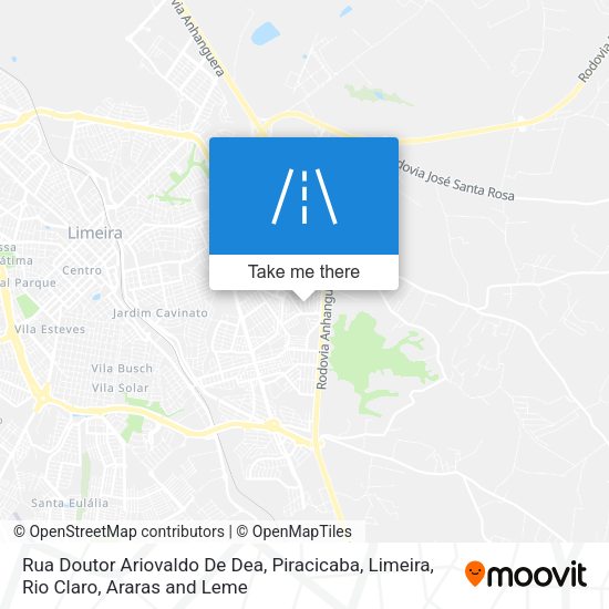Rua Doutor Ariovaldo De Dea map