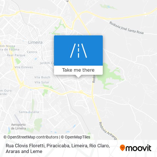 Rua Clovis Floretti map