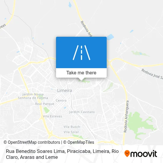 Rua Benedito Soares Lima map
