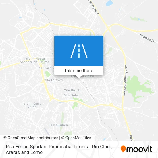 Rua Emilio Spadari map