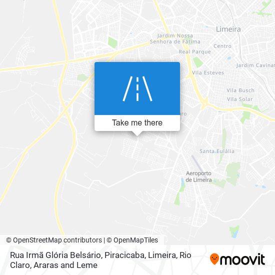 Rua Irmã Glória Belsário map