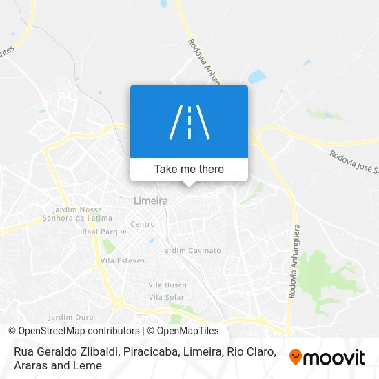 Rua Geraldo Zlibaldi map