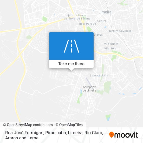 Rua José Formigari map