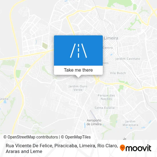 Rua Vicente De Felice map